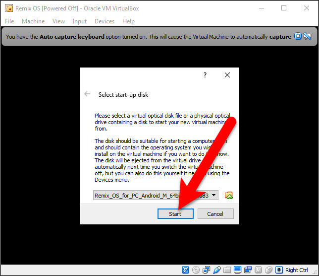 Start The Vm