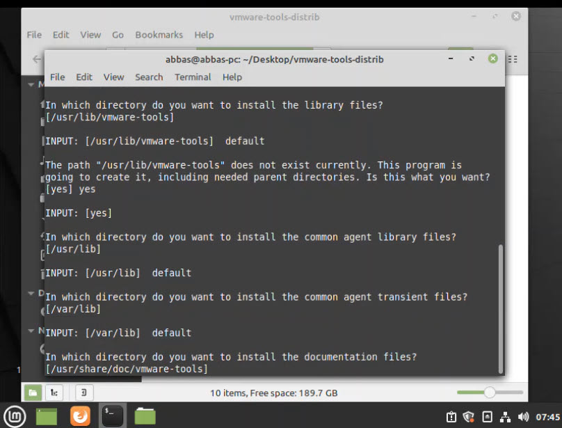 Installieren Sie Vmware Tools In Linux Mint