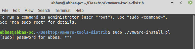 Install Vmware Tools In Linux Mint 2