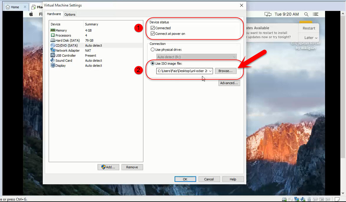 Browse Iso Image File