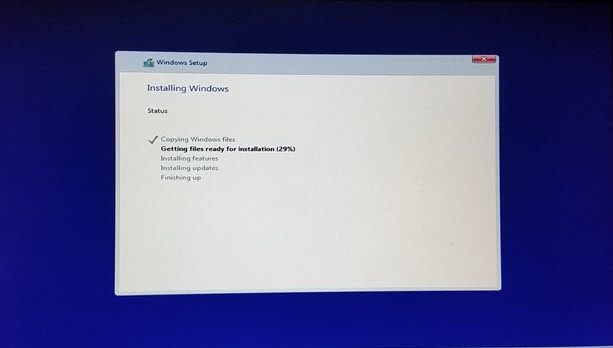 Installing Windows 10 2