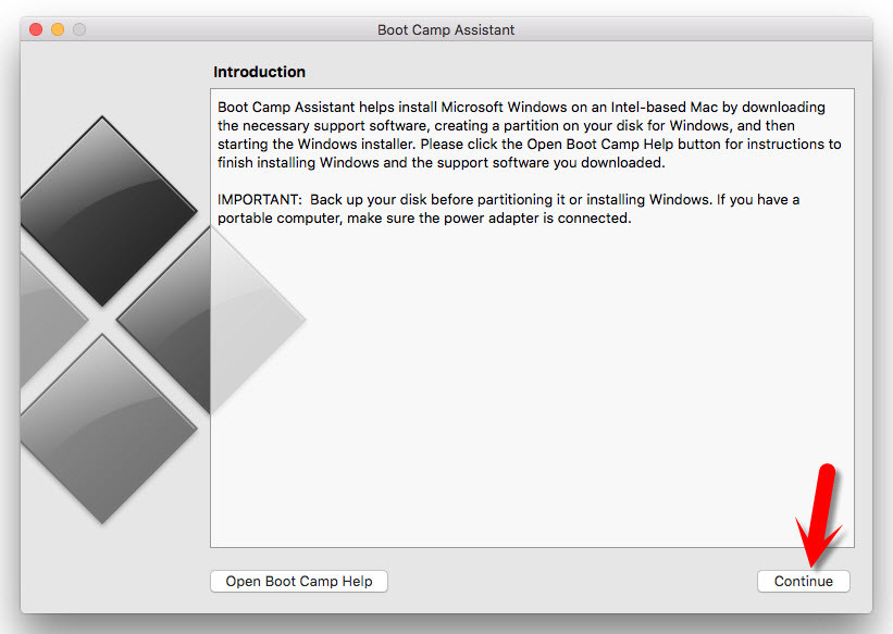 Boot Camp Assistant Introduction
