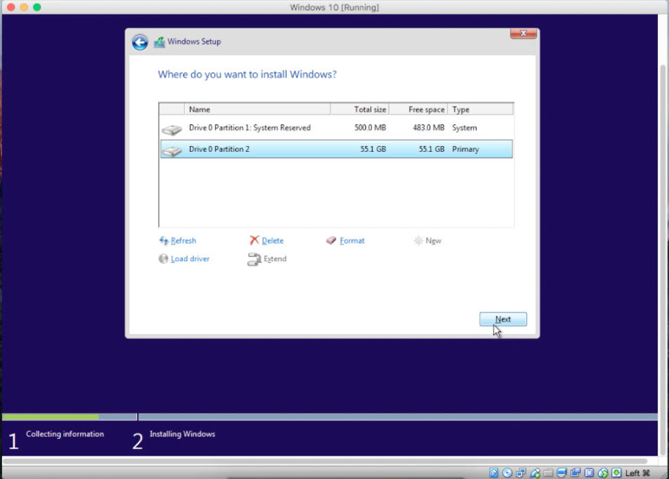 Create New Partition