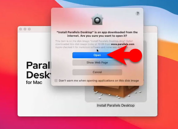 2 Install Install Parallels Desktop Anyway
