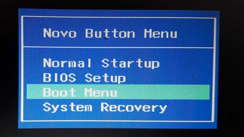 Boot Menu 2