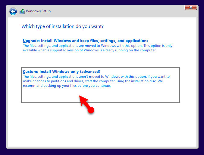Custom Install Windows 11