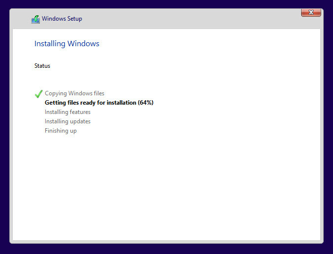 Installing Windows 11