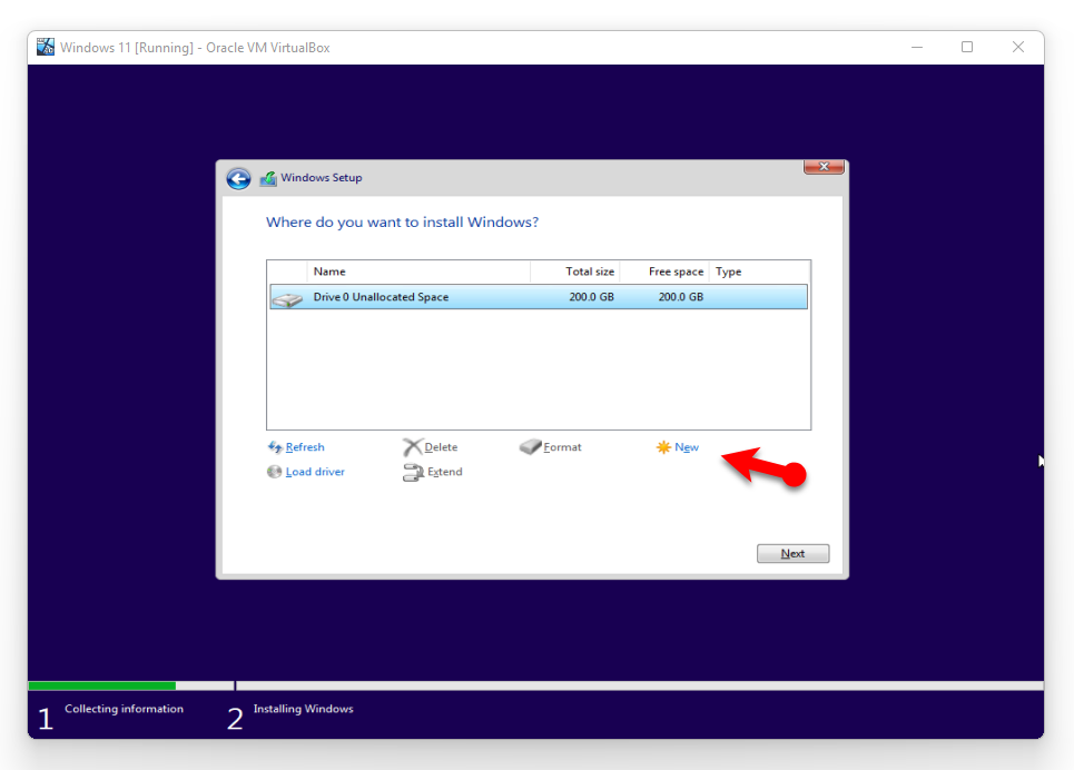 13 Create A New Partition