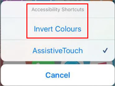 Create Invert Colours Shortcuts