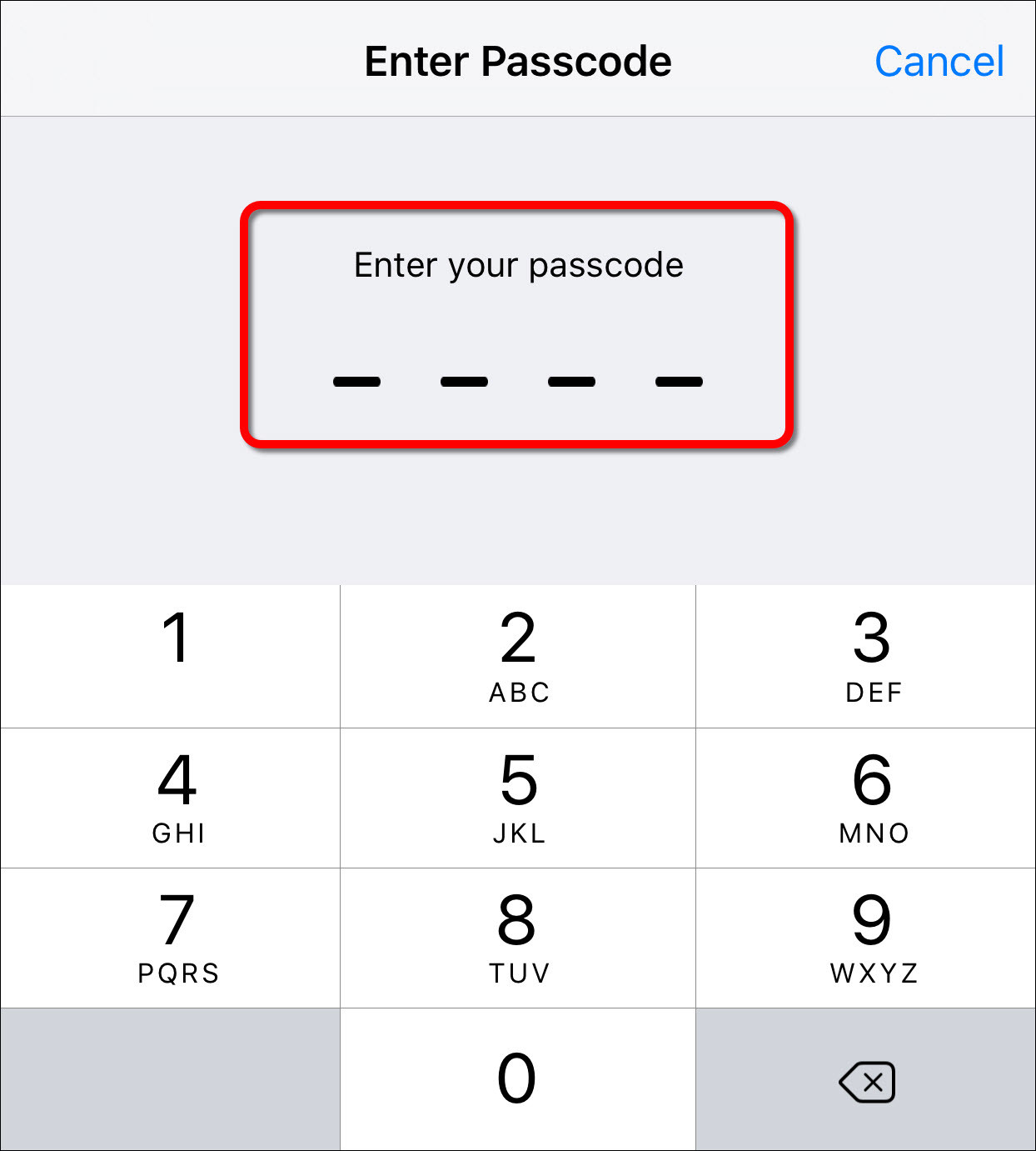 Enter Passcode 2