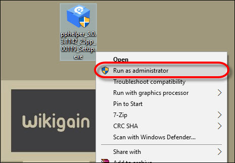 Run As Administrator