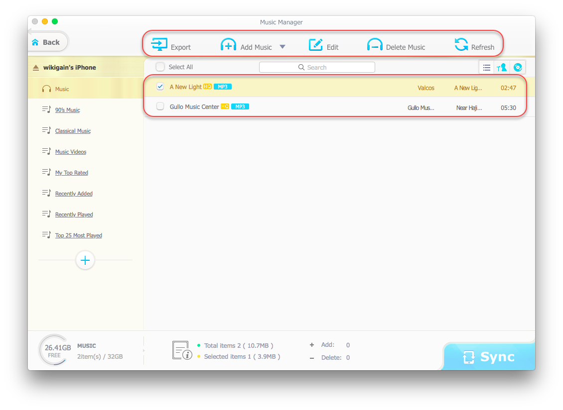 Manage Iphone Ipad Music Library