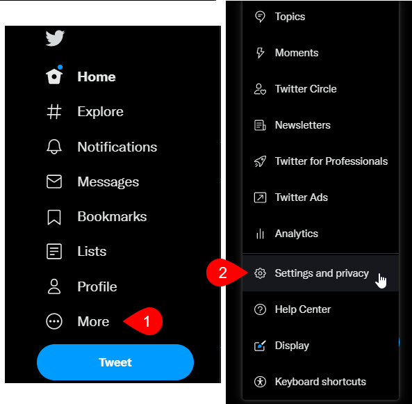 rendre votre compte Twitter privé