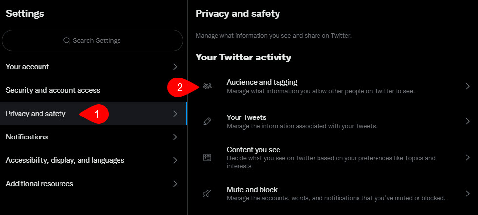 rendre votre compte Twitter privé