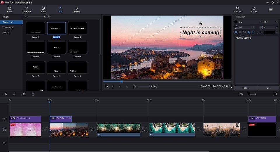 Minitool Moviemaker 2