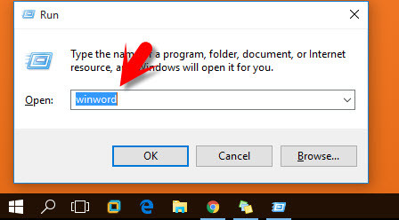 Run Winword