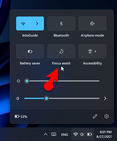 Enable Focus Assist