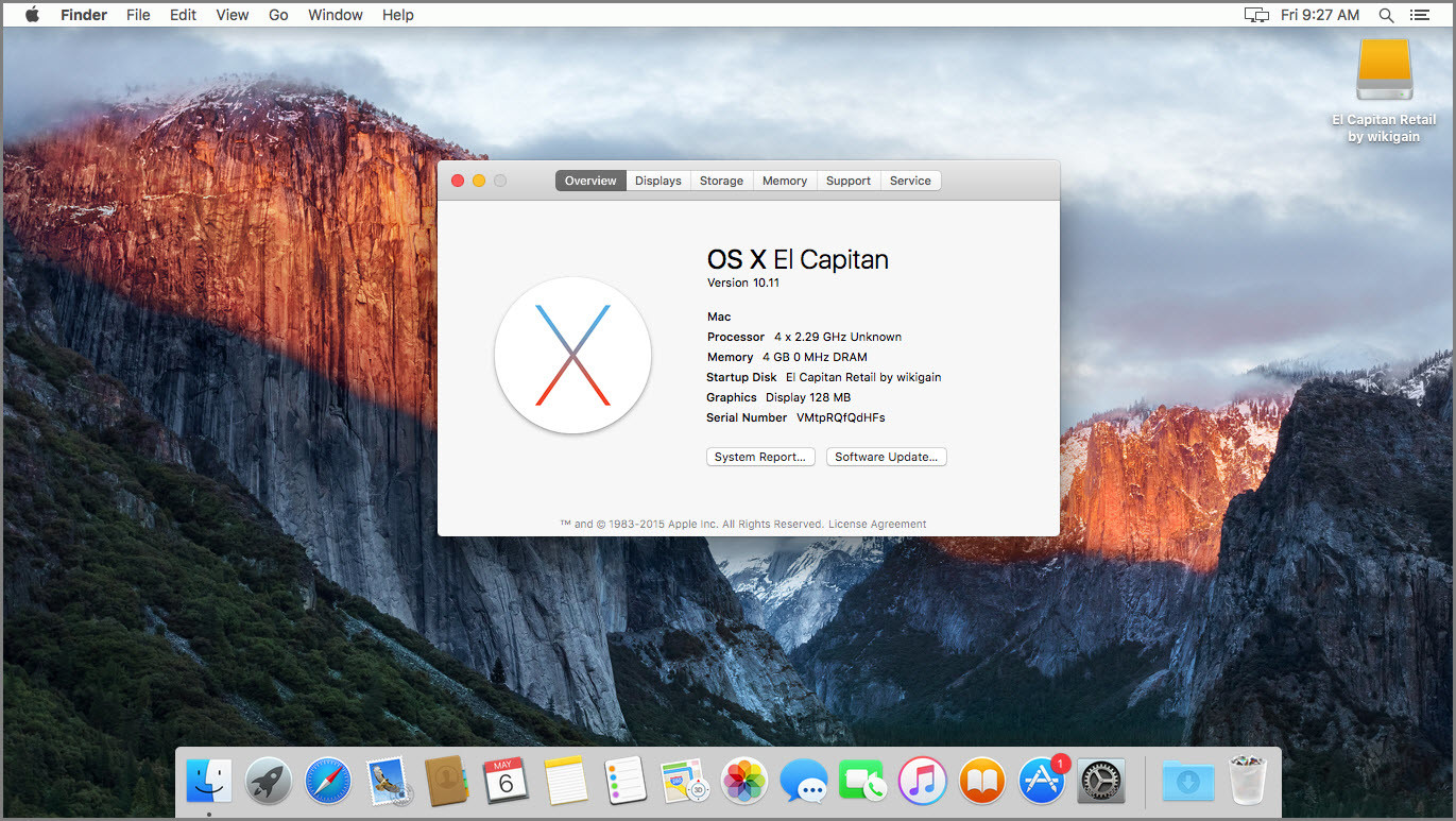 Mac Os X El Capitan Has Successfully Installed 2