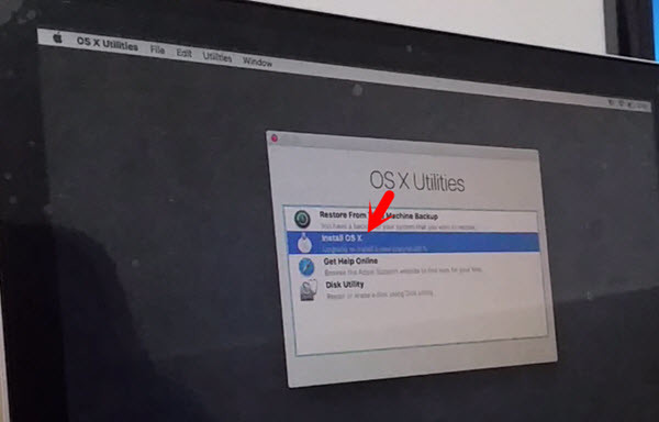 Choose Install Os