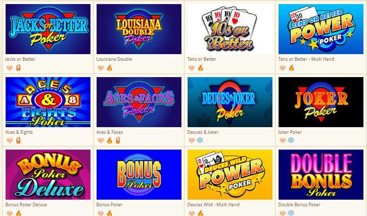 Play Video Poker Online