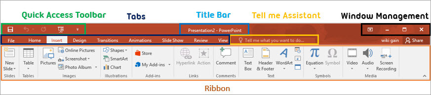 Powerpoint 2016 User Interface 2