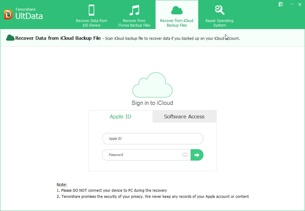 Recover From Icloud Backup Files