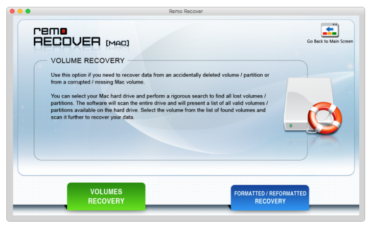 Remo Recover Features