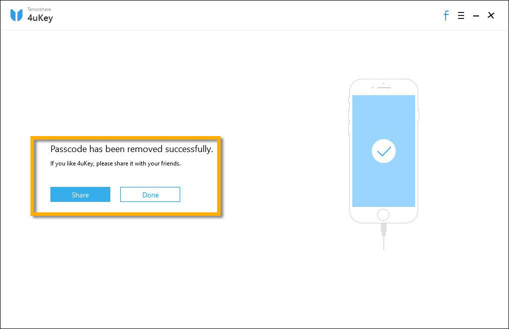Passcode Removed