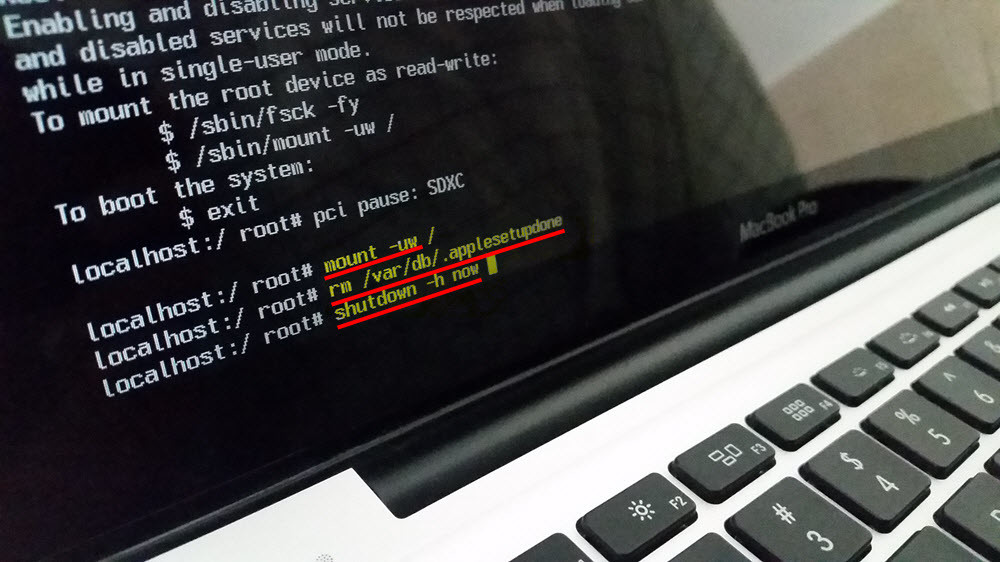 Reset Mac Commands