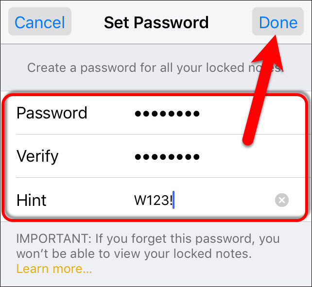 Set New Password
