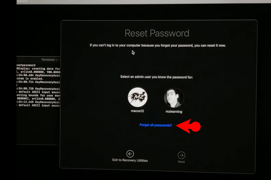 Forget All Password