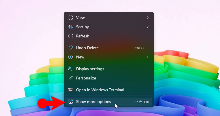 1 Show More Options
