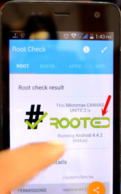 Check Root Device
