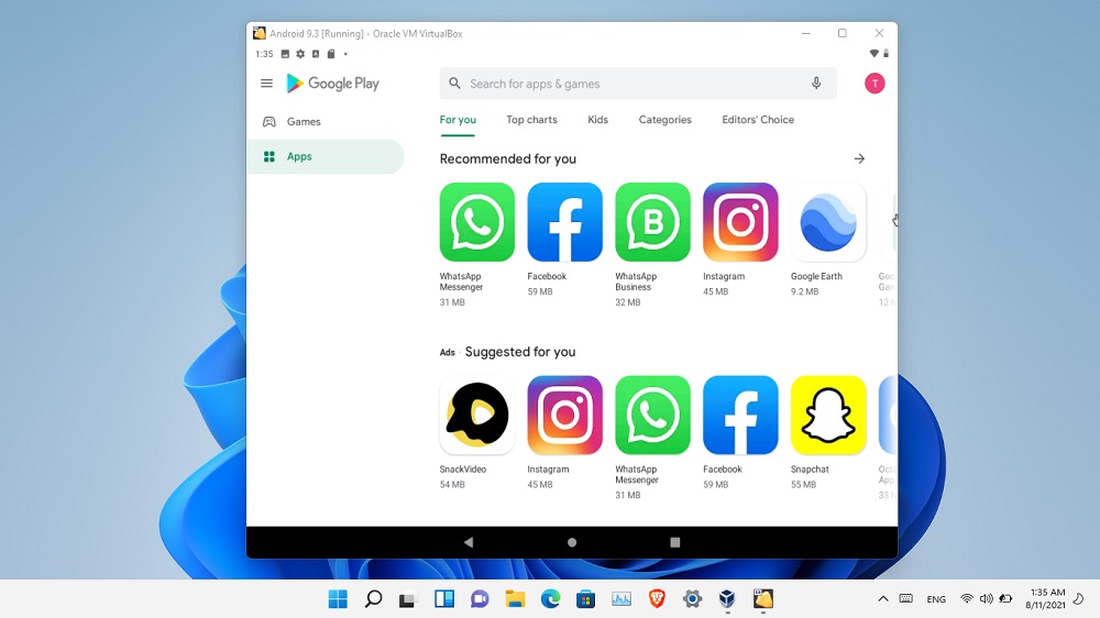 Run Android Apps On Pc