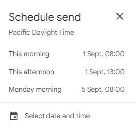 E-Mail Planen