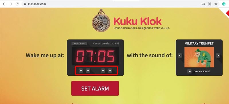 Use Kuku Klok To Set Alarm On Mac
