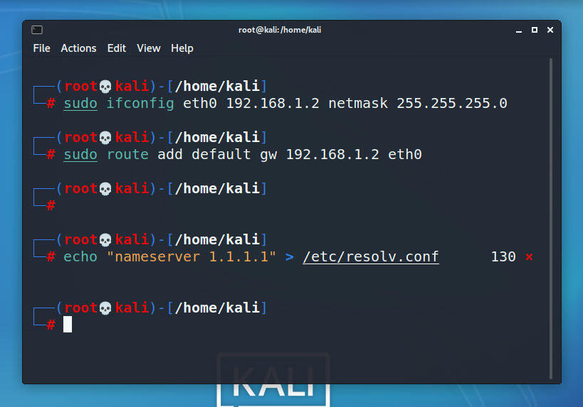 Set Up Static Ip Using The Ifconfig