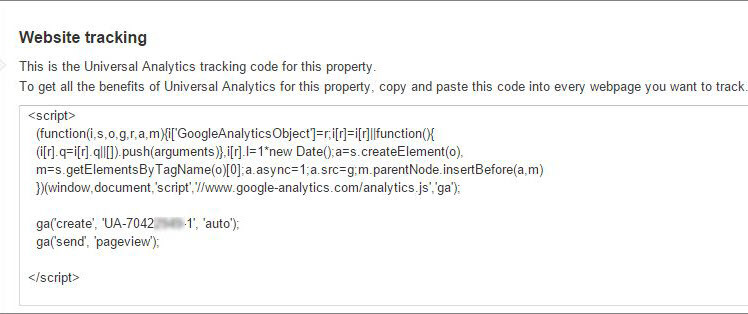 Tracking Code