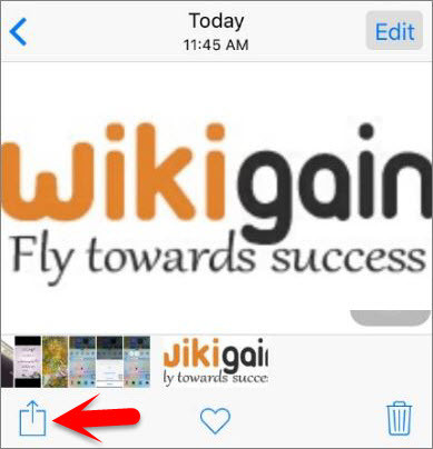 Tap On Share Button 2
