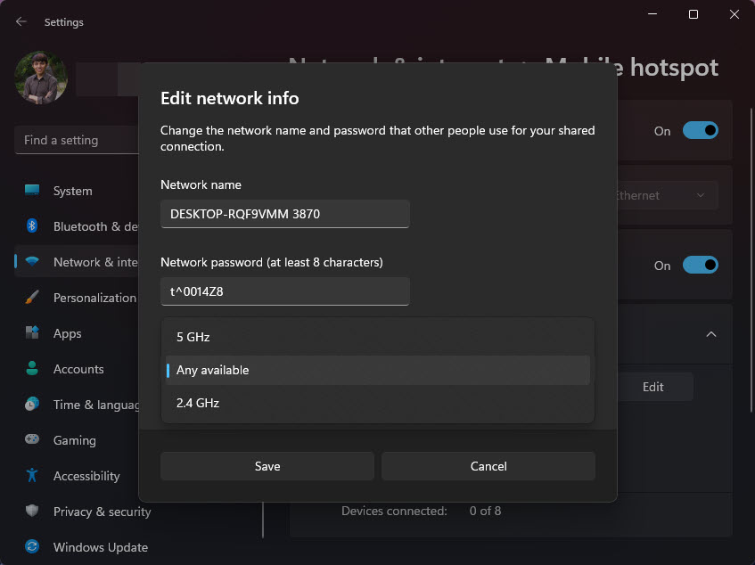 Configure Network Info