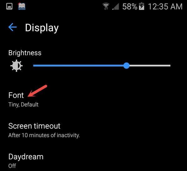 Font Select