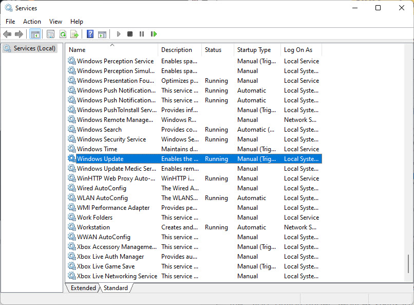 Windows Update Service