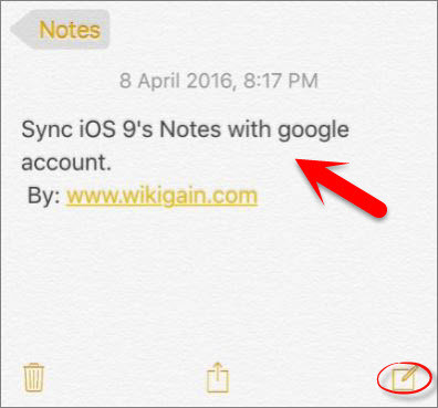 Create A Note