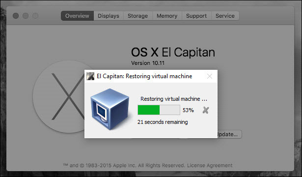Restoring Snapshots