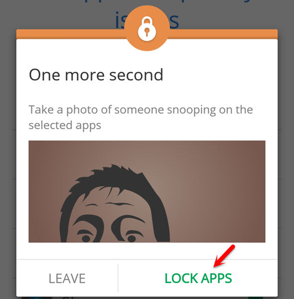 Click On Lock Apps