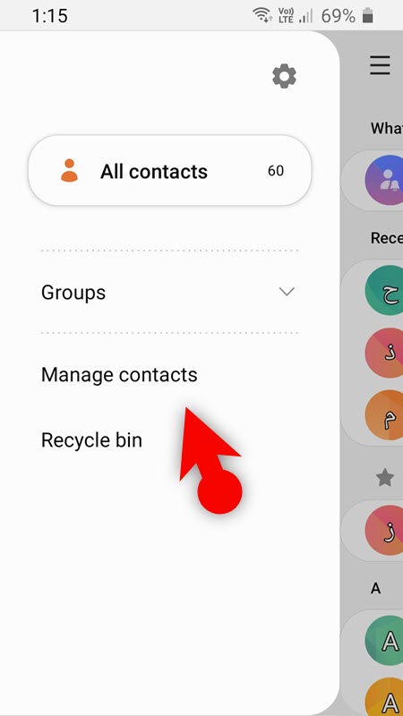 Manage Contacts