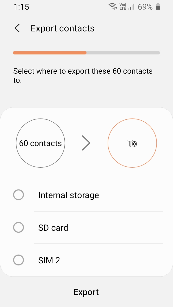Select The Contacts