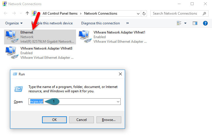 Choose Network Adapter Wifi