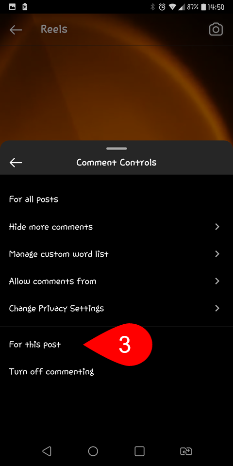 9 Turn Off Commenting
