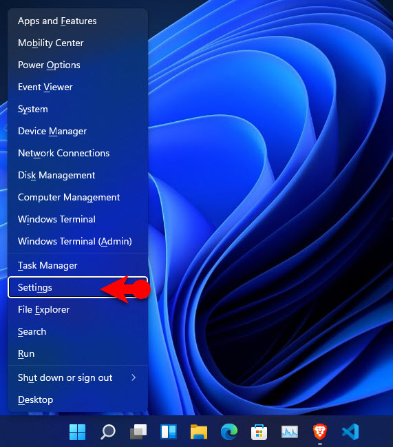 Open Settings 2